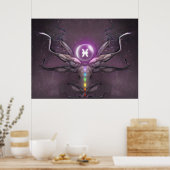 Zodiac Pisces Horoscope Zeichenposter Poster (Küche)