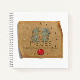 Zodiac - Pisces - Journal Notizblock