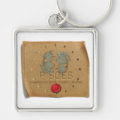 Zodiac - Pisces - Keychain Schlüsselanhänger (Vorne)