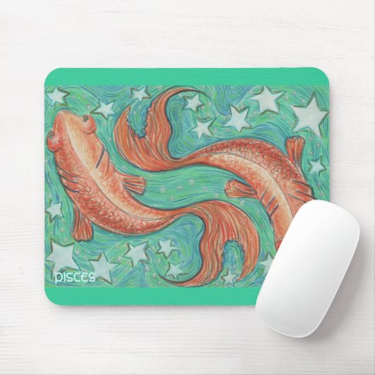 Zodiac Pisces mousepad (Mit Mouse)