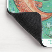 Zodiac Pisces mousepad (Ecke)