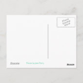 Zodiac Pisces Postcard Postkarte (Rückseite)