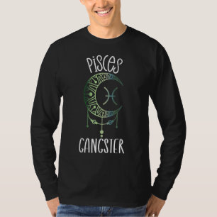 Zodiac Pisces Stuff for Women Pisces Gangster Cele T-Shirt