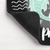 Zodiac Pisces Symbol Mousepad (Ecke)