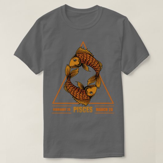 Zodiac Pisces T-Shirt (Design vorne)