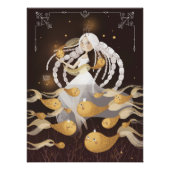 Zodiac Pisces von Alexandra Dikaia Poster (Vorderseite)