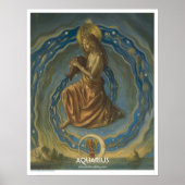 Zodiac Poster - Aquarius (Vorne)
