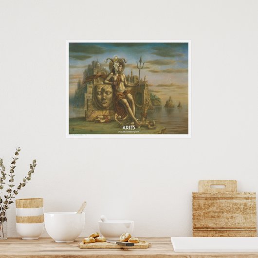 Zodiac Poster - Aries (Küche)