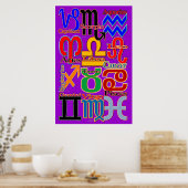 Zodiac-Poster Poster (Küche)