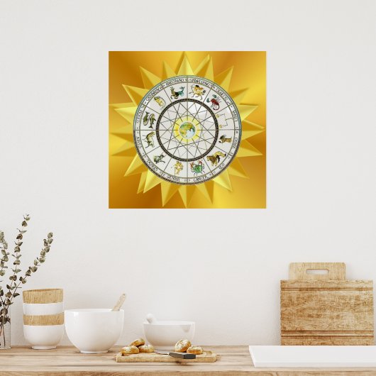 Zodiac-Poster Poster (Küche)