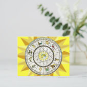 Zodiac Postkarte (Stehend Vorderseite)