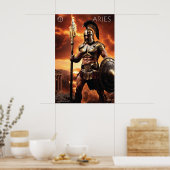 Zodiac-Power: Aries Poster (Küche)