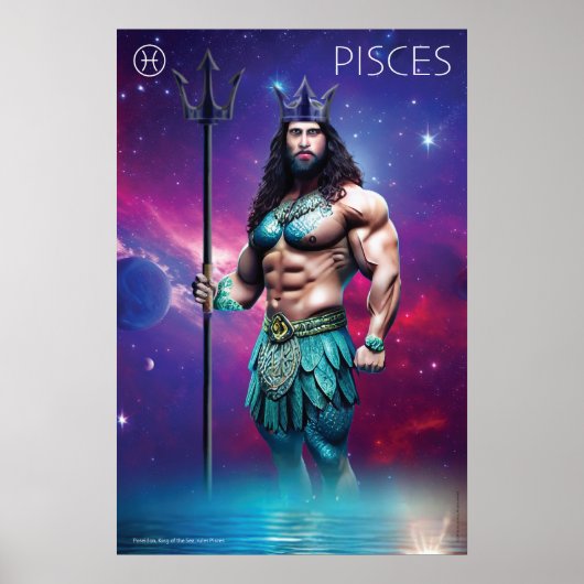 Zodiac-Power: Fische Poster (Vorne)