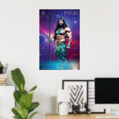 Zodiac-Power: Fische Poster (Heimbüro)