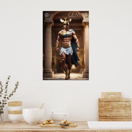 Zodiac-Power: Gemini Poster (Küche)