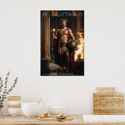 Zodiac Power: Schütze Poster (Küche)