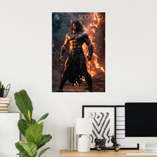 Zodiac Power: Skorpio Poster (Heimbüro)