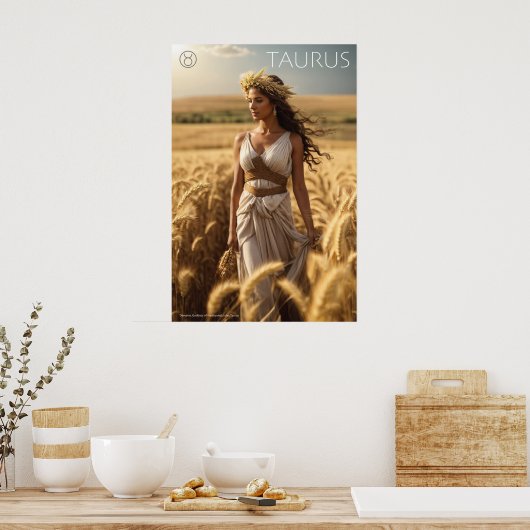 Zodiac-Power: Taurus Poster (Küche)