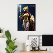 Zodiac Power: Virgo Poster (Heimbüro)