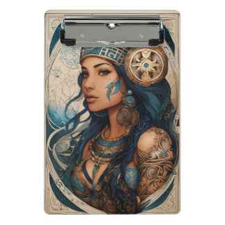 Zodiac Princess Mini Clipboard - Stilvoll & Astrol Klemmbrett