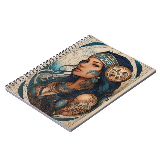 "Zodiac Princess Spiral Notebook" Notizblock (Linke Seite)