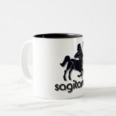ZODIAC SAGITARIUS SIGN ZWEIFARBIGE TASSE (Vorderseite Links)