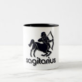 ZODIAC SAGITARIUS SIGN ZWEIFARBIGE TASSE (Mittel)