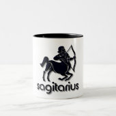 ZODIAC SAGITARIUS SIGN ZWEIFARBIGE TASSE (Mittel)