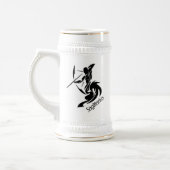 Zodiac Sagittarius Bierglas (Links)