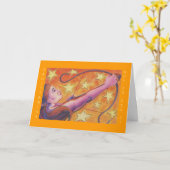 Zodiac Sagittarius "Happy Birthday" Grußkarte Karte (Gelbe Blume)