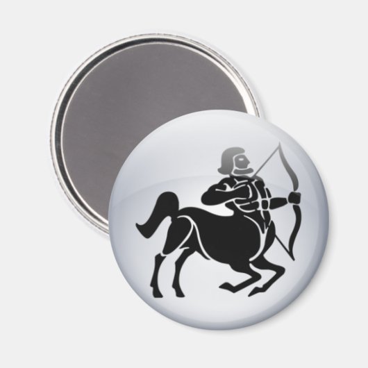 Zodiac Sagittarius Magnet (Vorderseite/Rückseite)