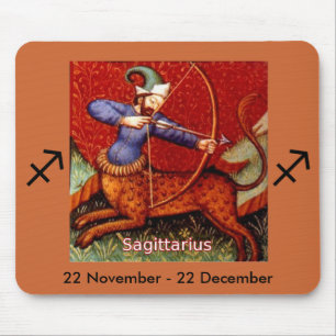 Zodiac Sagittarius Mousepad