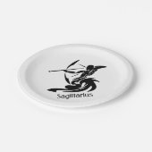 Zodiac Sagittarius Pappteller (Schrägansicht)