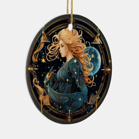 Zodiac Sagittarius Personalisierte Astrologie Orna Keramik Ornament (Rechts)