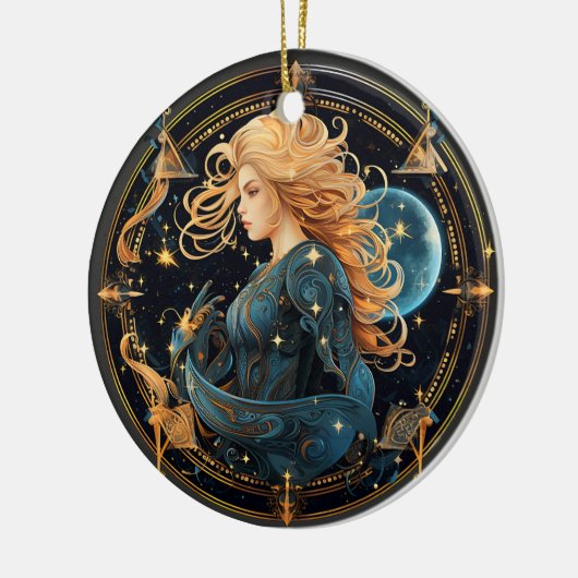 Zodiac Sagittarius Personalisierte Astrologie Orna Keramik Ornament (Links)