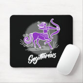 Zodiac Sagittarius Symbol Mousepad (Mit Mouse)