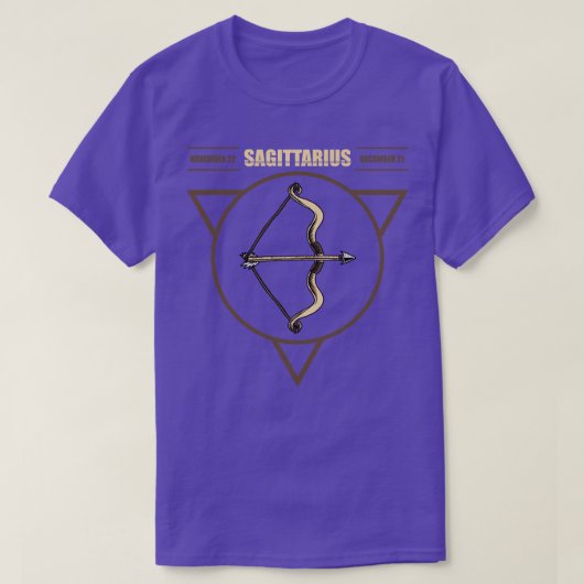 Zodiac Sagittarius T-Shirt (Design vorne)