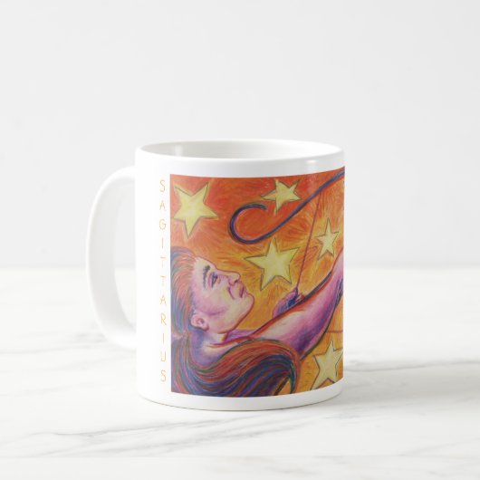 Zodiac Sagittarius Tasse (Vorderseite Links)