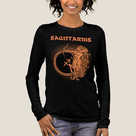 Zodiac Sagittarius Tri-Blend Shirt (Vorderseite)