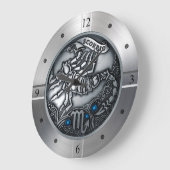 Zodiac ~ Scorpio ~ Celestial ~ Western Astrologie Große Wanduhr (Winkel)