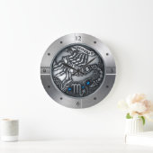 Zodiac ~ Scorpio ~ Celestial ~ Western Astrologie Große Wanduhr (Zuhause)