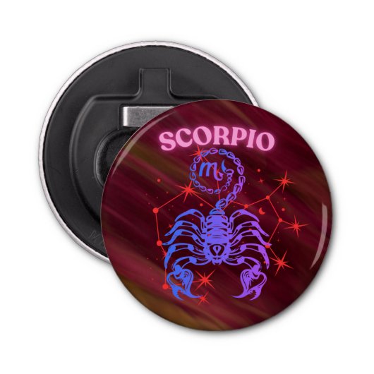 Zodiac Scorpio Flaschenöffner (Vorderseite)