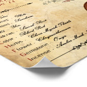 ZODIAC SCORPIO GeburtssignaturPOSTER Poster (Ecke)