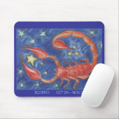 Zodiac Scorpio mousepad dates (Mit Mouse)