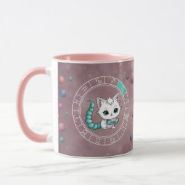 Zodiac Scorpio Niedlich Cat Wheel Planet Astrologi Tasse