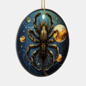 Zodiac Scorpio Personalisiert Astrologie Ornament (Rechts)
