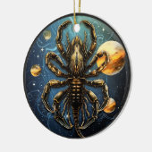 Zodiac Scorpio Personalisiert Astrologie Ornament (Links)