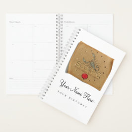 Zodiac - Scorpio - Personalized Day Planner Planer