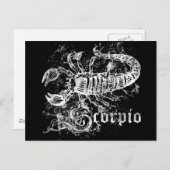 Zodiac Scorpio Postkarte (Vorne/Hinten)