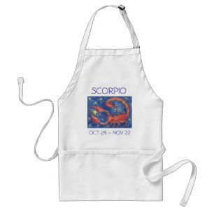 Zodiac Scorpio Schürze
